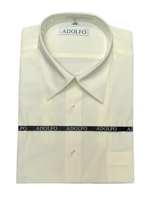 ADOLFO REGULAR FIT DRESS SHIRT-Bone