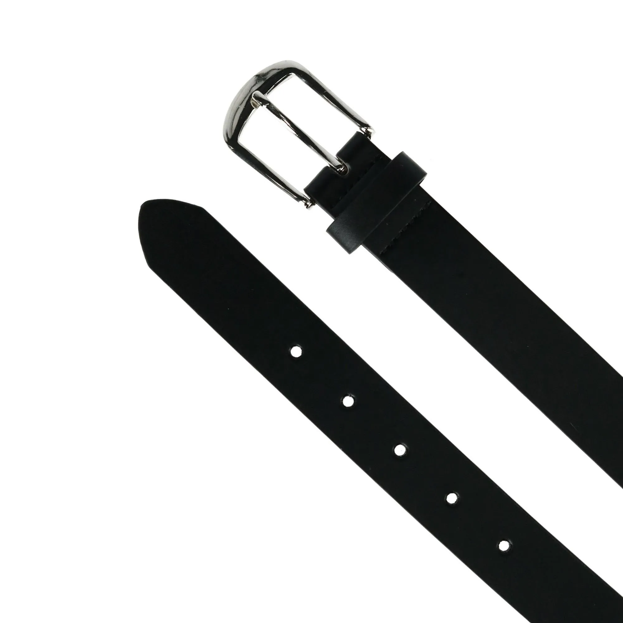 Aquarius Girl's Perforated Belt and Solid Belt (Pack of 2)