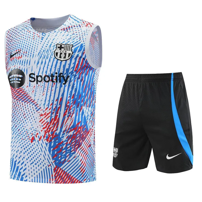 Barcelona White & Blaugrana - Sleeveless Set