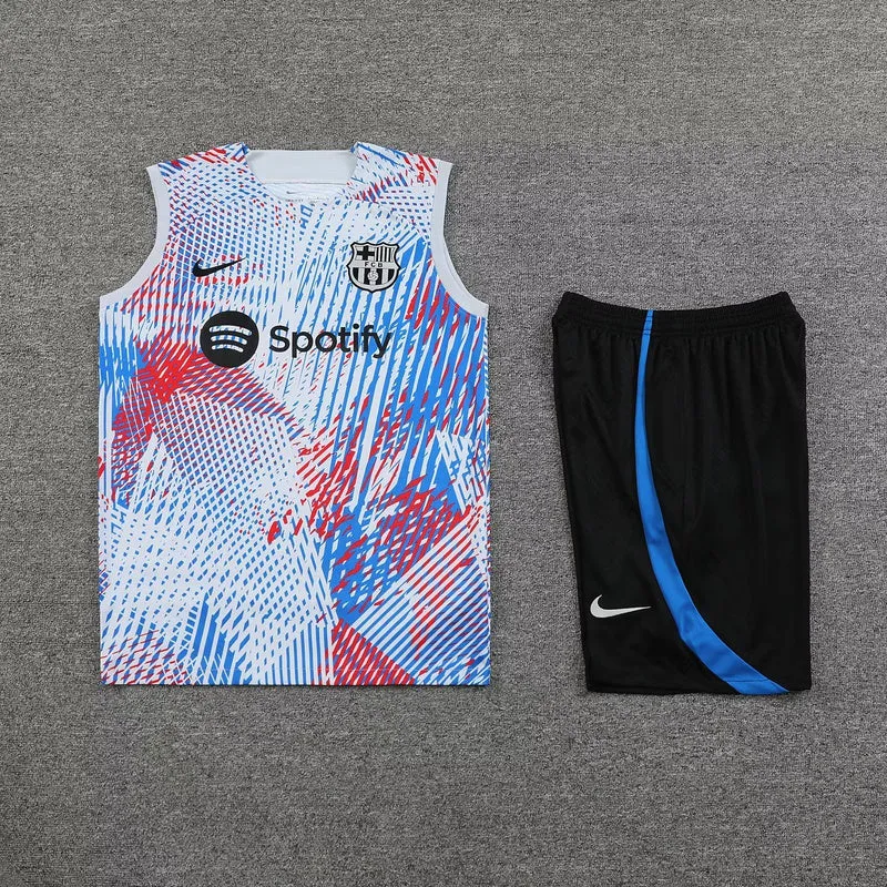 Barcelona White & Blaugrana - Sleeveless Set