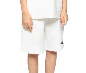 Batta Kids Oversized Soft Shorts White