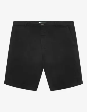 Black Logo Chino Shorts -