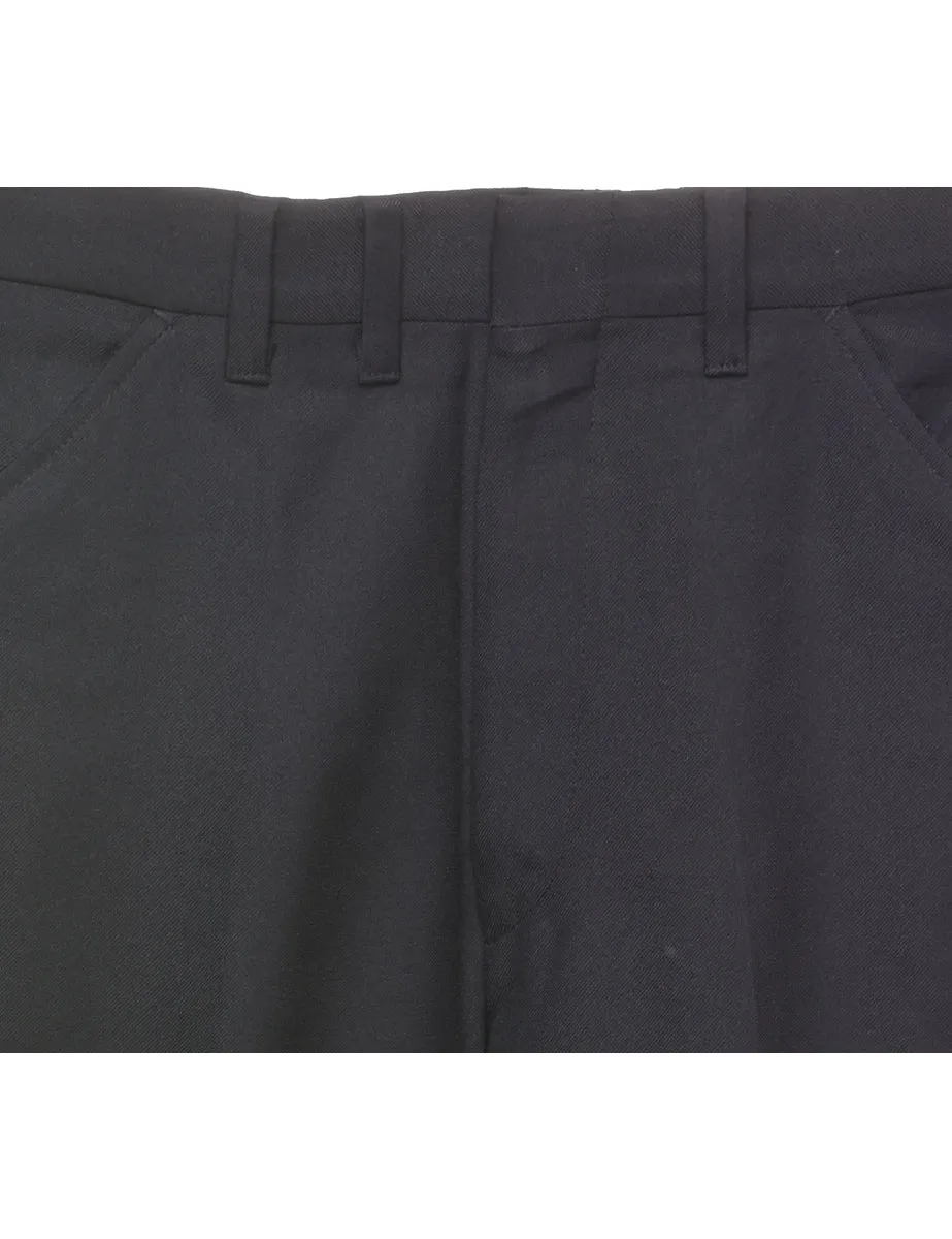 Black Suit Trousers - W36 L31