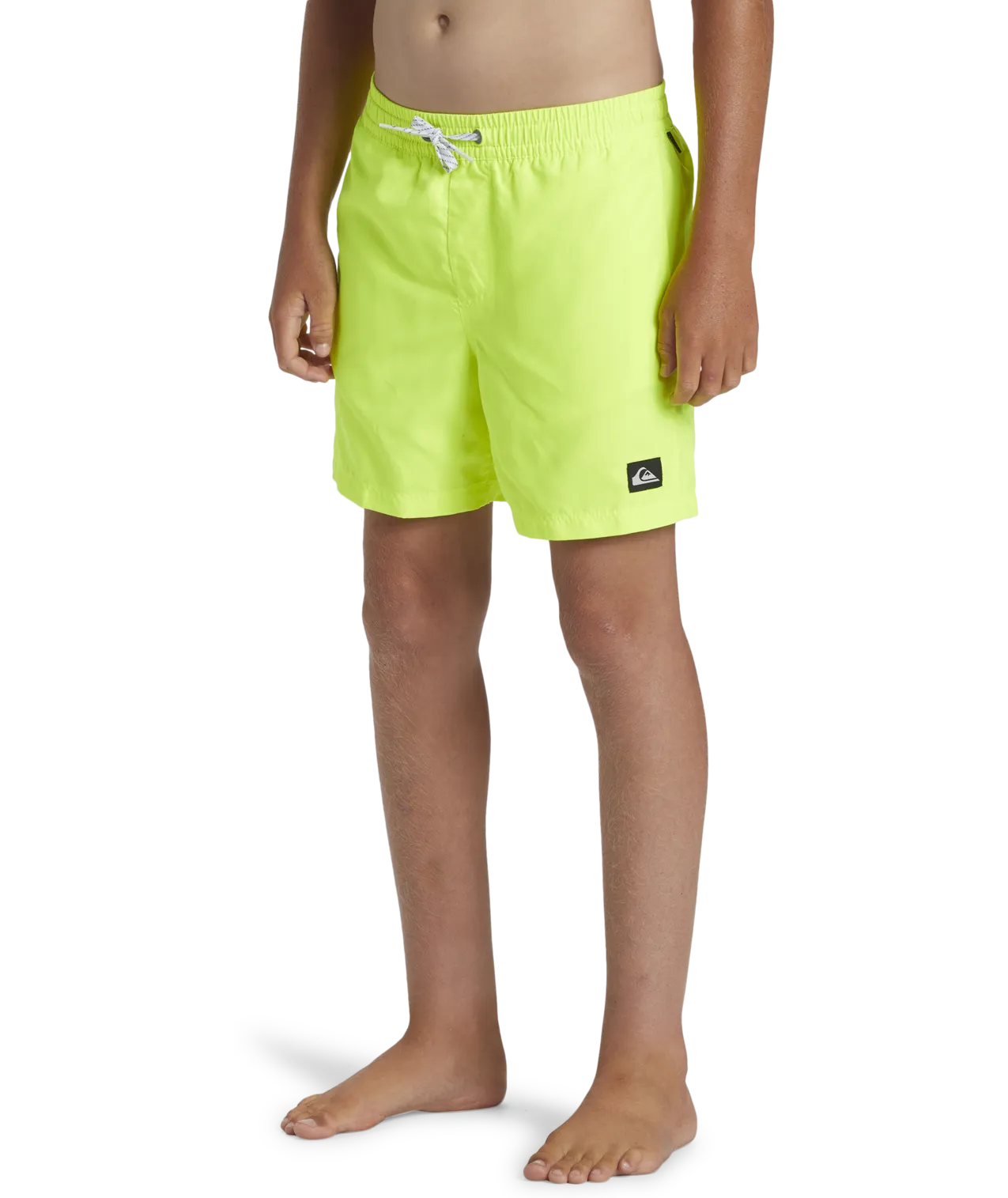 Boys Everyday Solid Volley Shorts in Safety Yellow