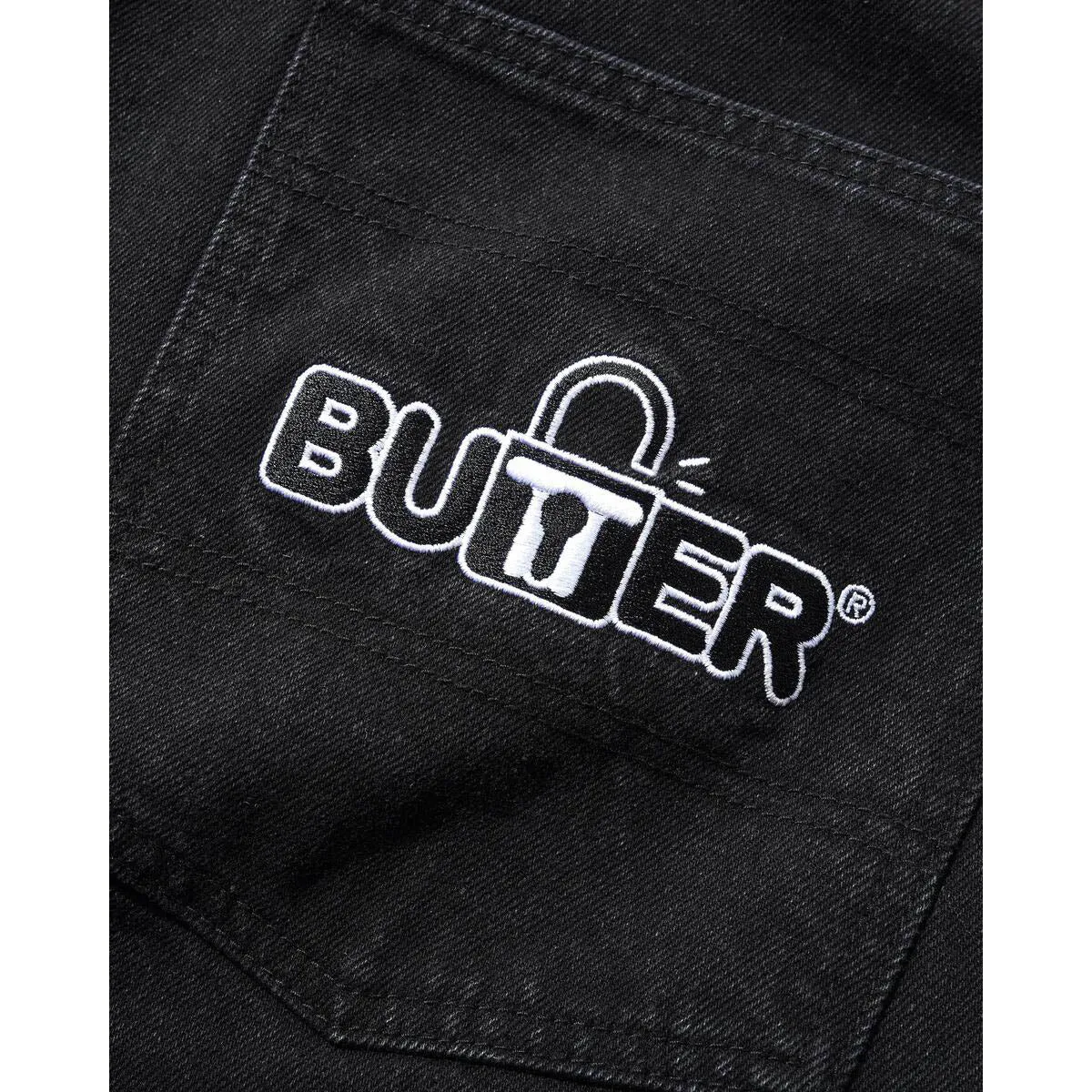 Butter Goods - Lock Denim Shorts Flat Black