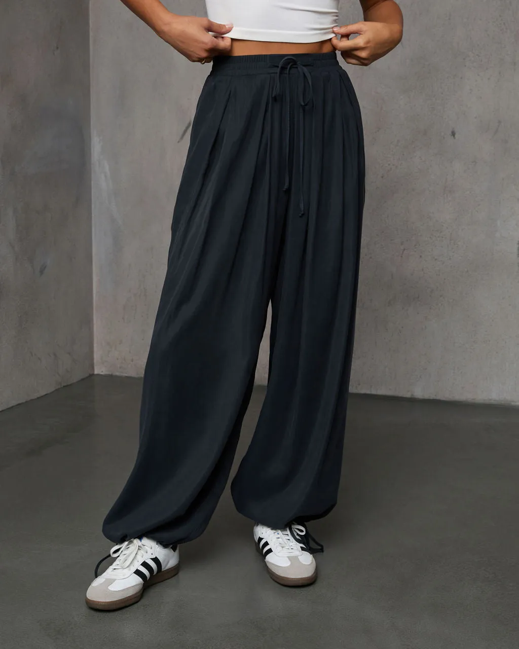 Coreen High Waisted Tie Pants