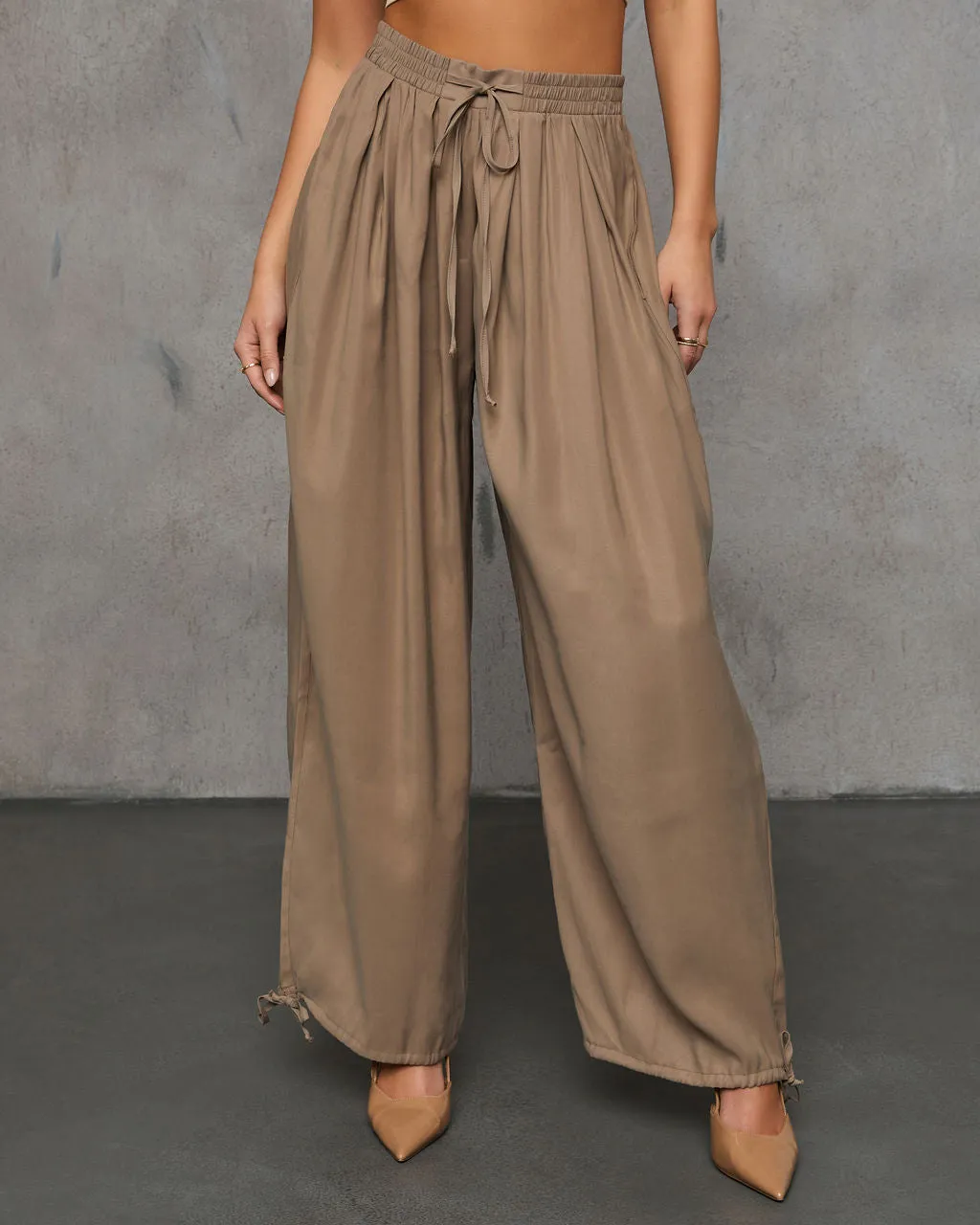 Coreen High Waisted Tie Pants