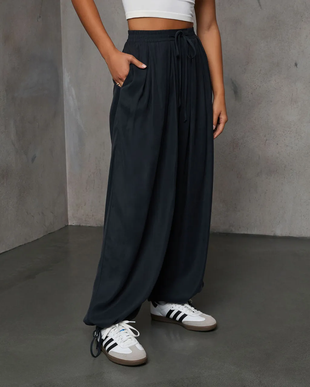 Coreen High Waisted Tie Pants