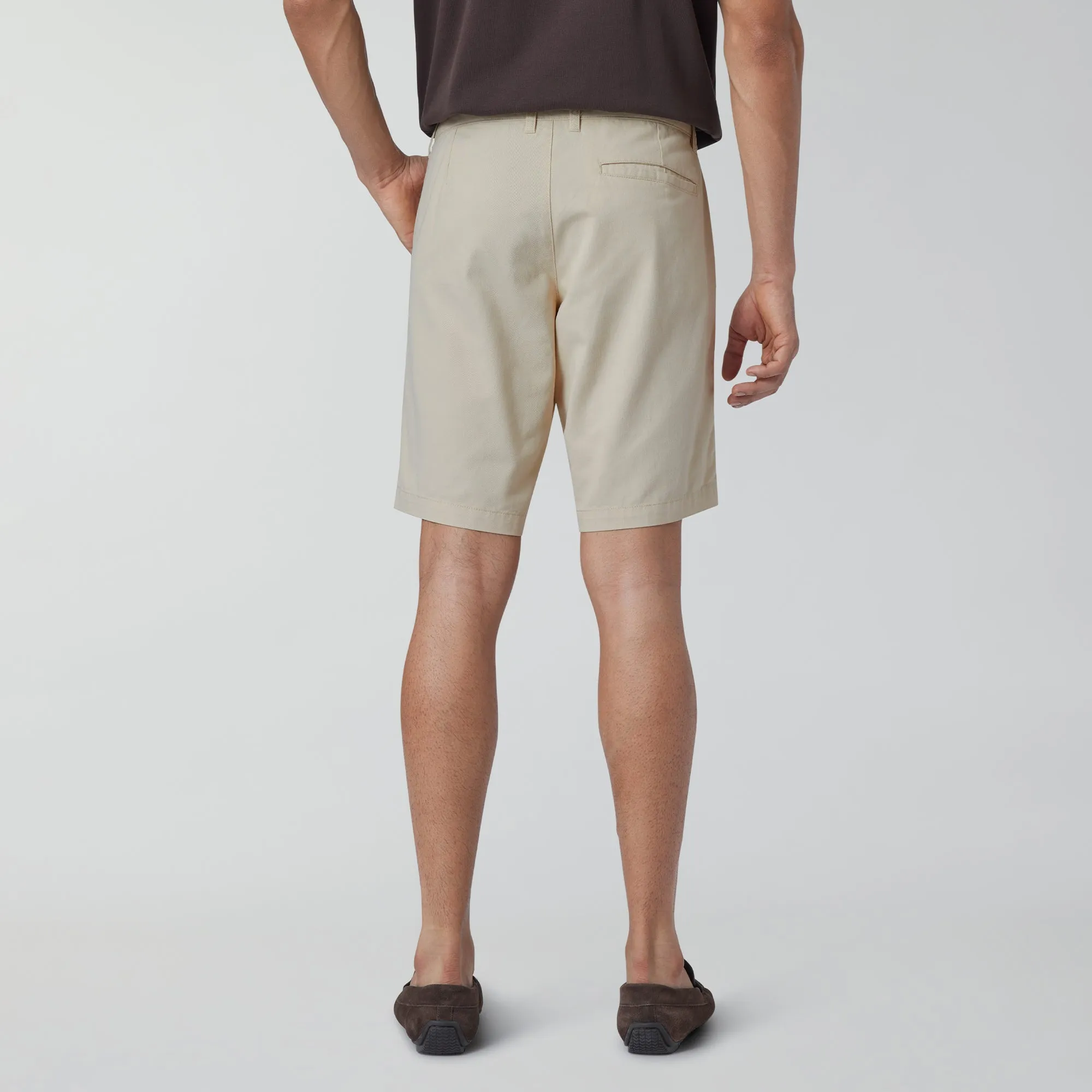 Element Cotton Chinos Shorts For Men Latte Brown