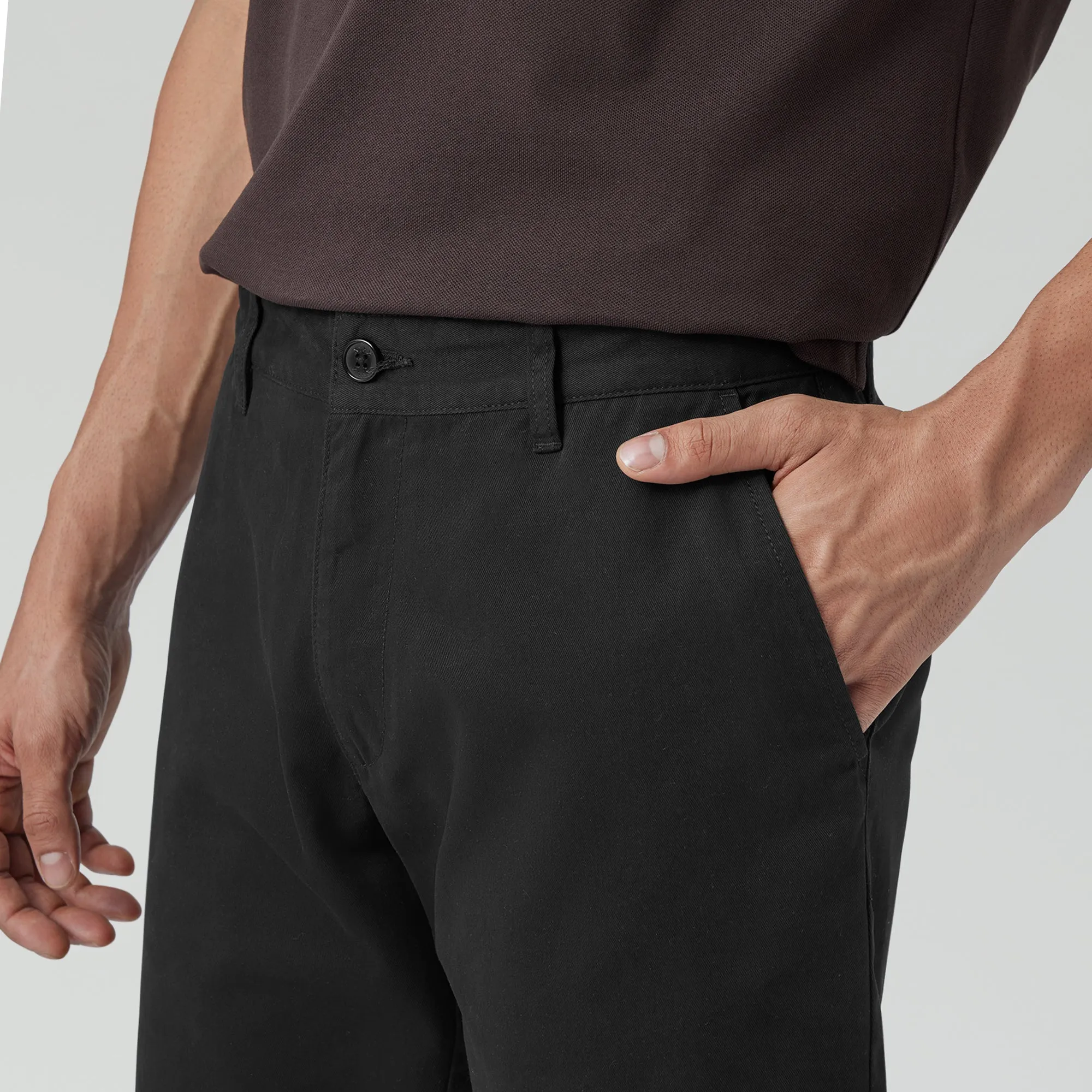 Element Cotton Chinos Shorts For Men Pitch Black