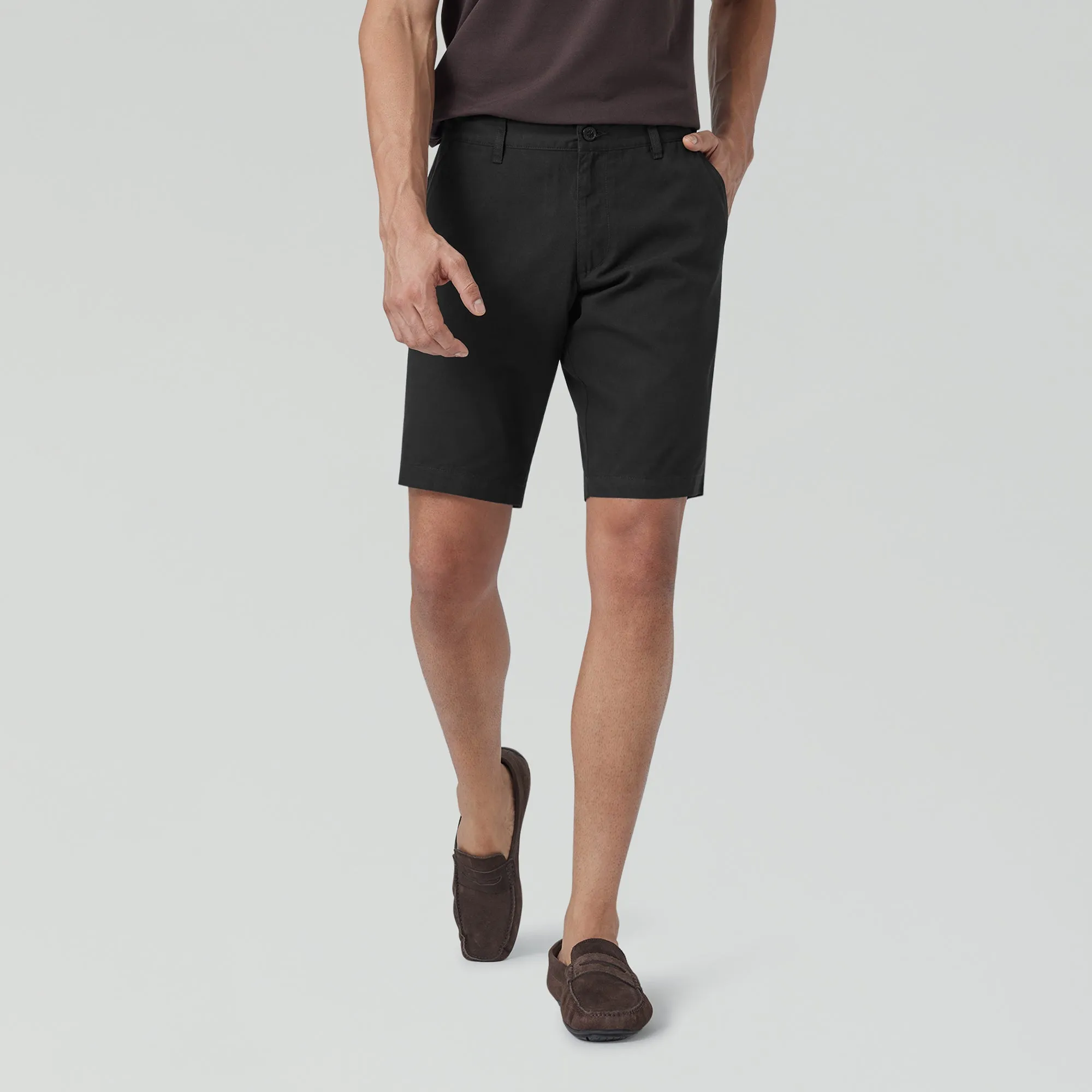 Element Cotton Chinos Shorts For Men Pitch Black