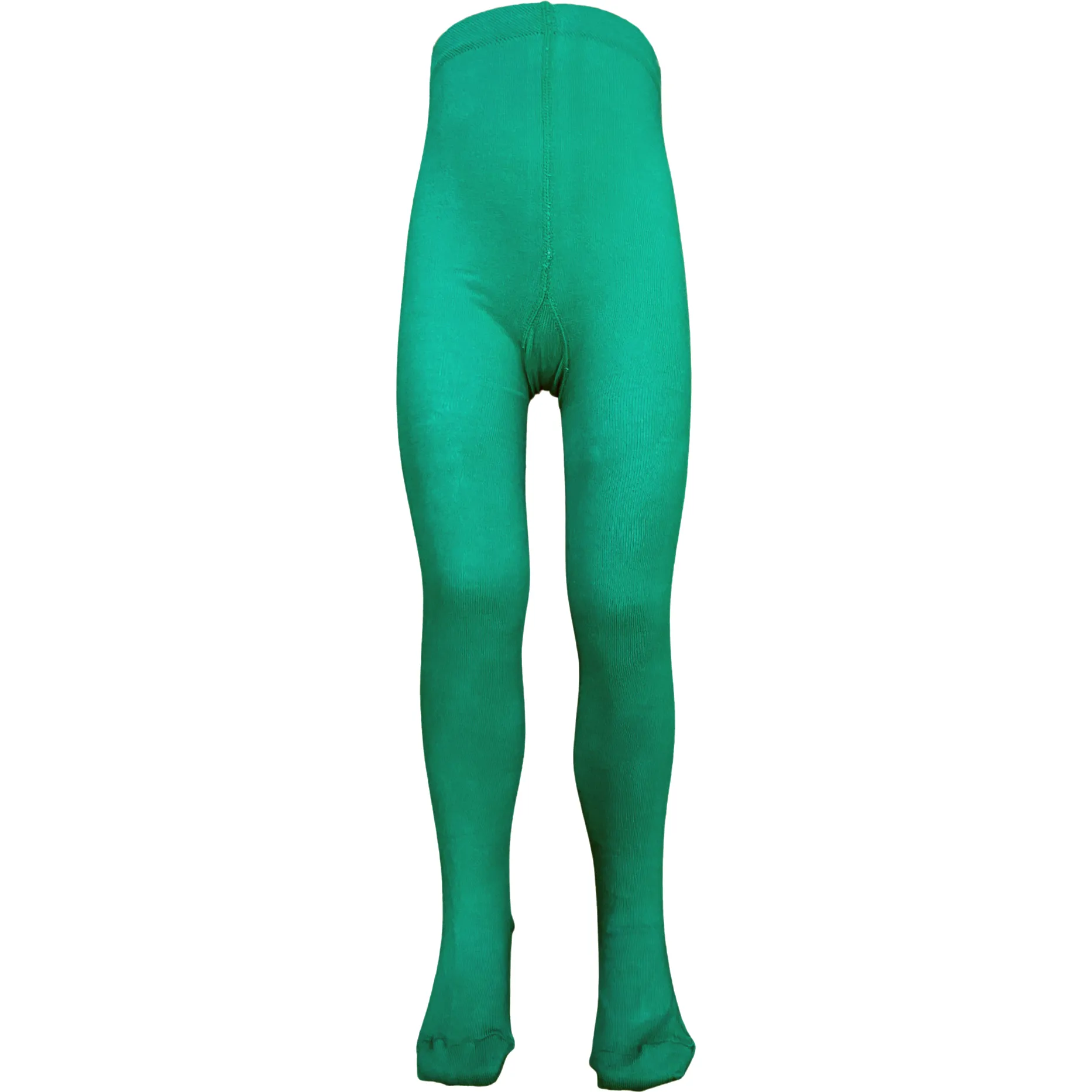 Emerald Green Kids' Block Colour Tights