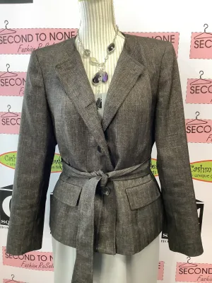 EVAN PICONE Belted Blazer Jacket (Size 12)