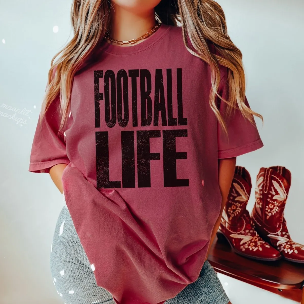 Football Life Comfort Color Tee