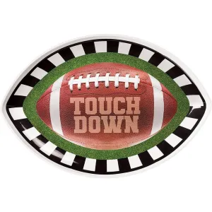 Go Fight Win Football Melamine Oval Platter 17.25" | 1 ct