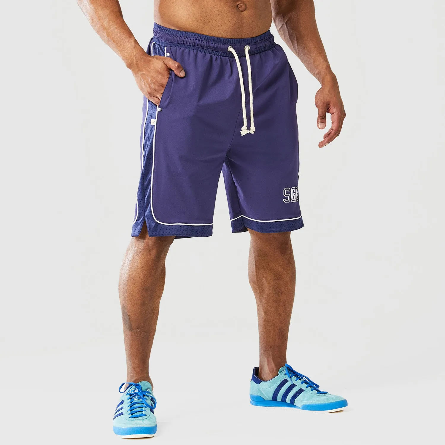 Golden Era Basketball Shorts - Patriot Blue