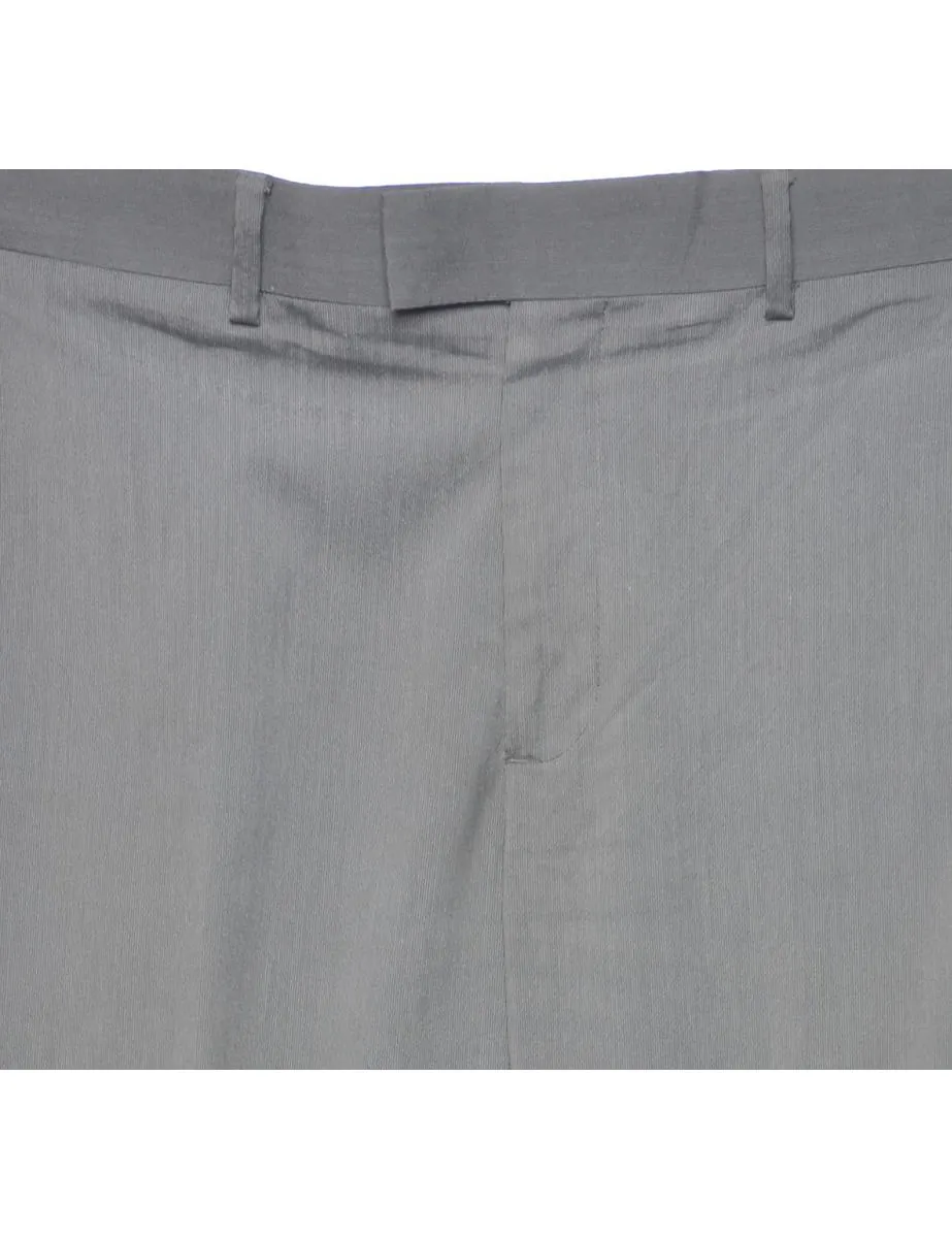 Grey Classic Suit Trousers - W35 L32