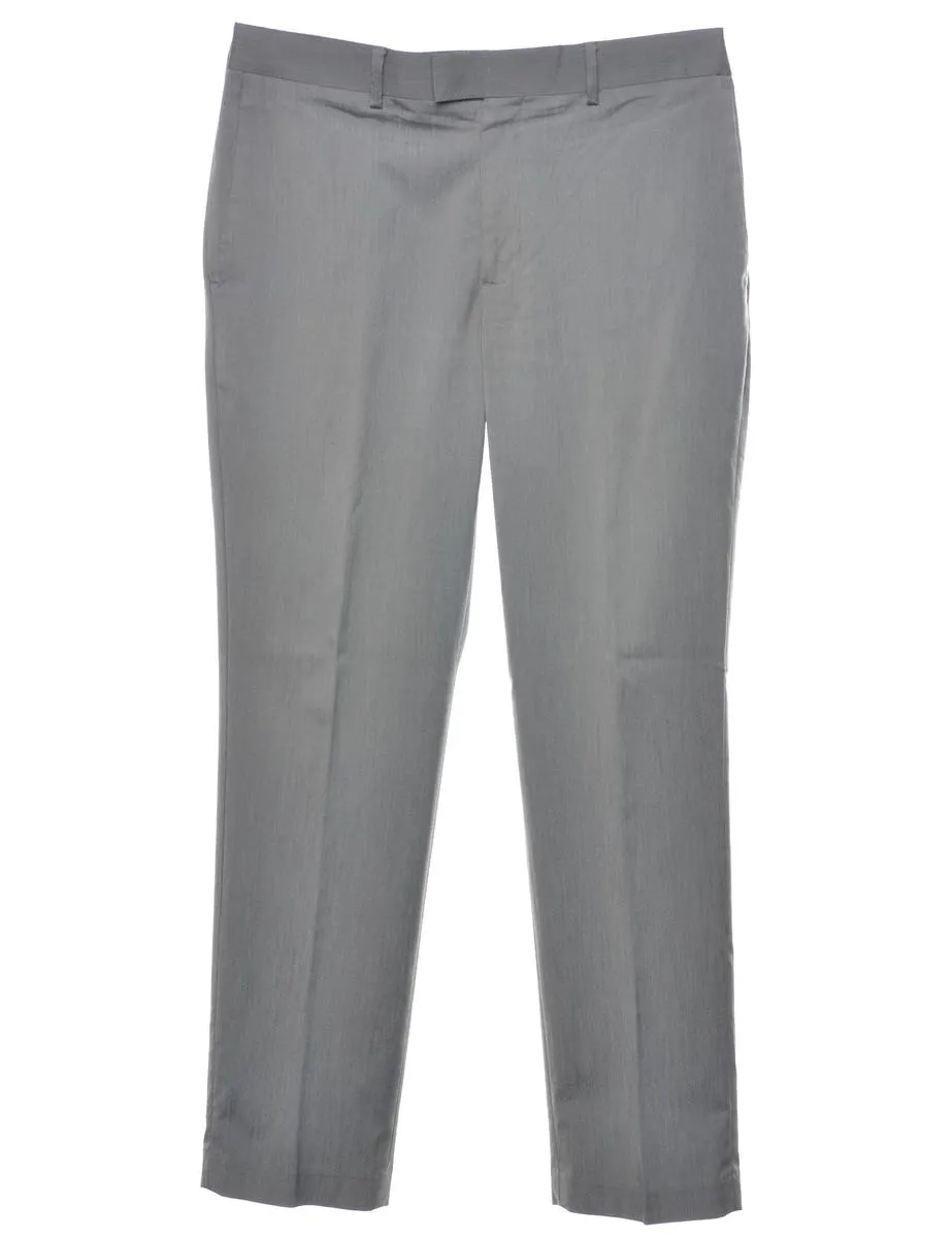 Grey Classic Suit Trousers - W35 L32