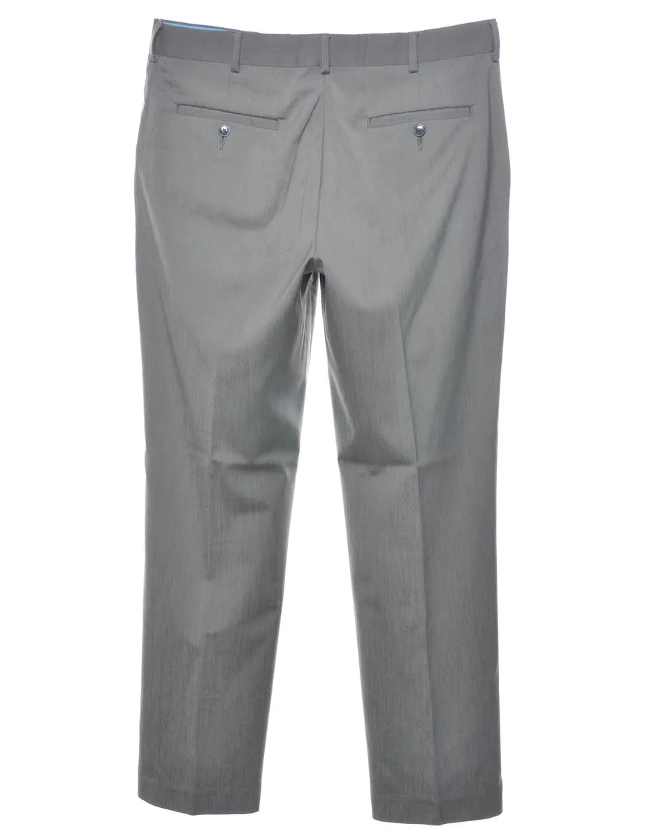 Grey Classic Suit Trousers - W35 L32