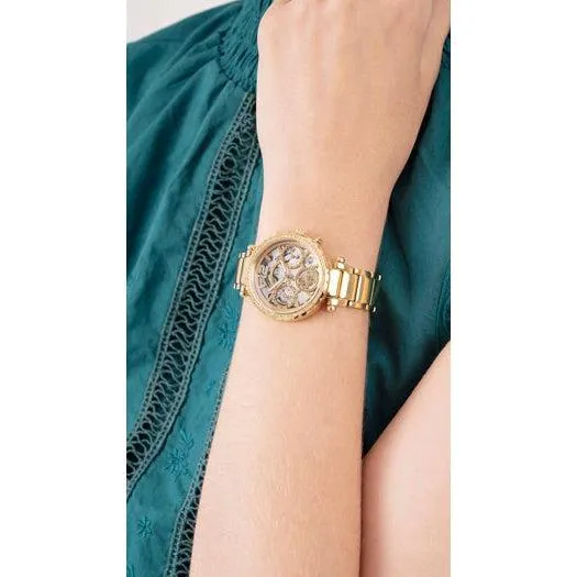 Guess Solstice Gold Tone Multi-Function Ladies Watch GW0403L2