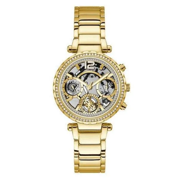 Guess Solstice Gold Tone Multi-Function Ladies Watch GW0403L2