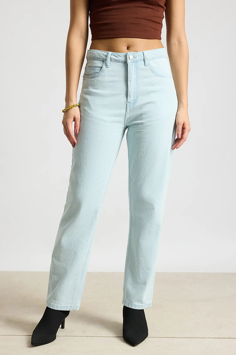 Heavenly High Waist Mom Fit Jeans