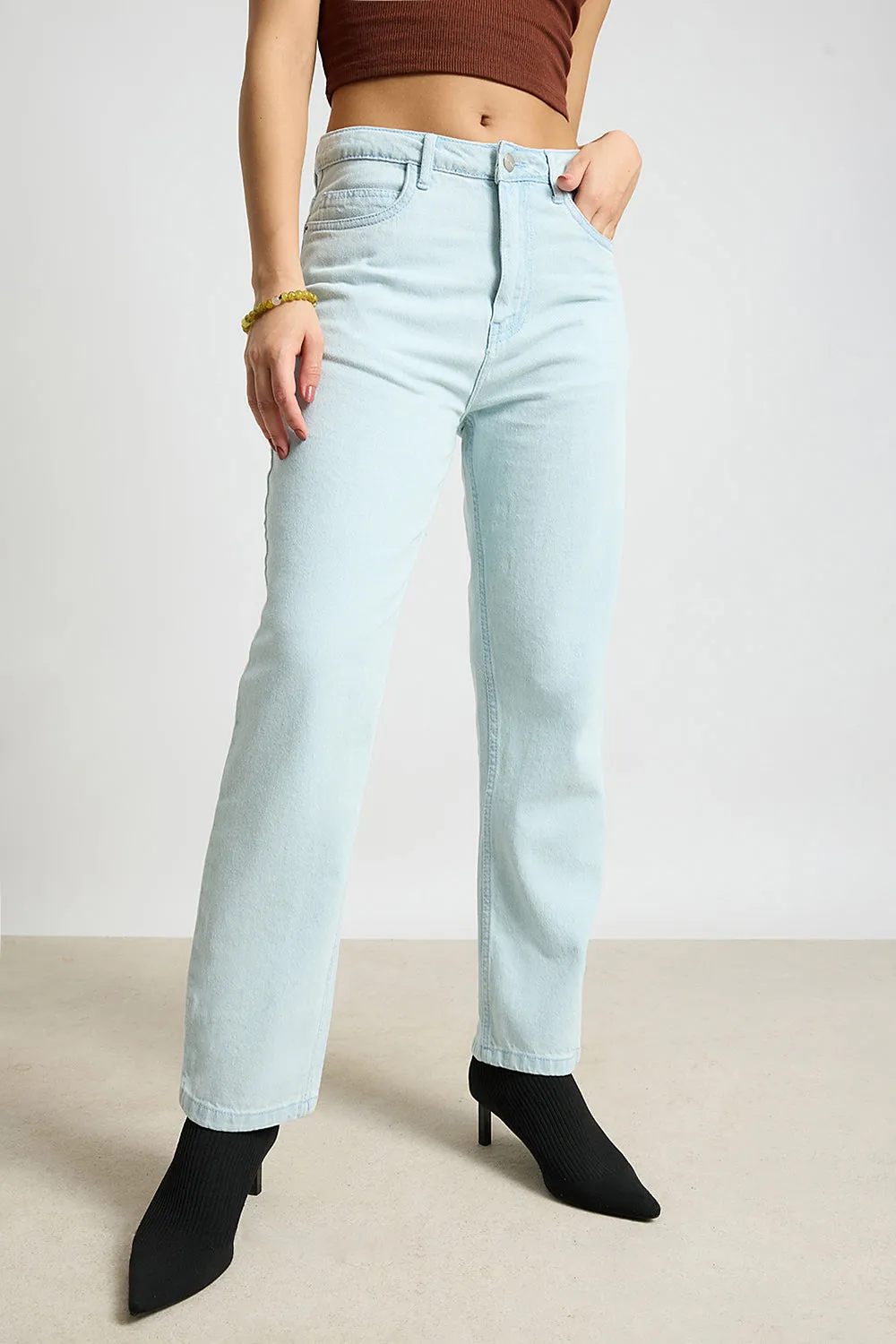 Heavenly High Waist Mom Fit Jeans