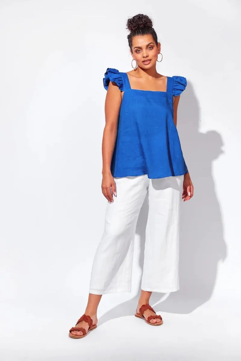 Isle Of Mine - Nusa Frill Top - Cobalt