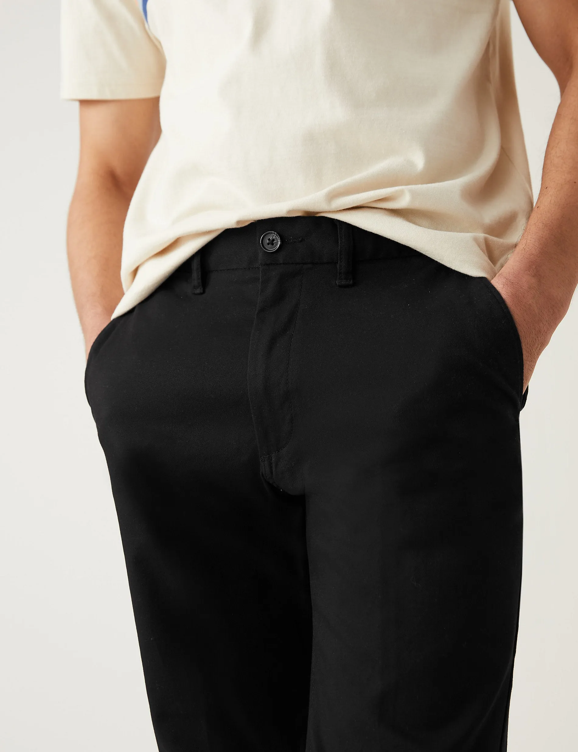 Marks & Spencer Regular Fit Classic Chinos, Black