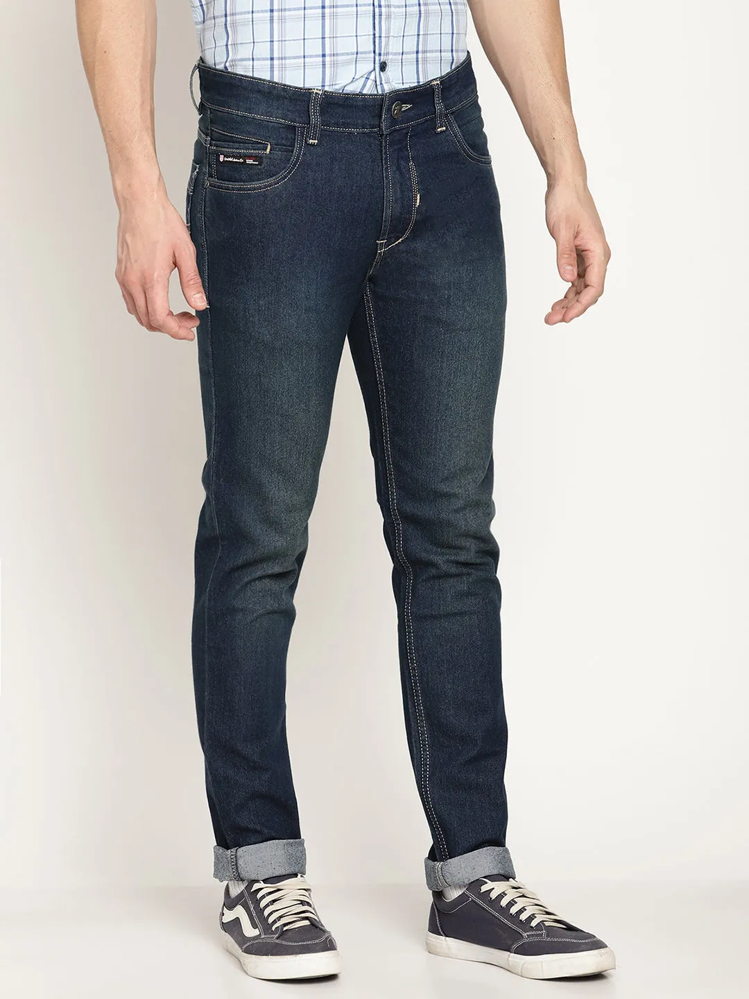 Men's Ultra Narrow fit Light Fade Dirty Blue  Jeans