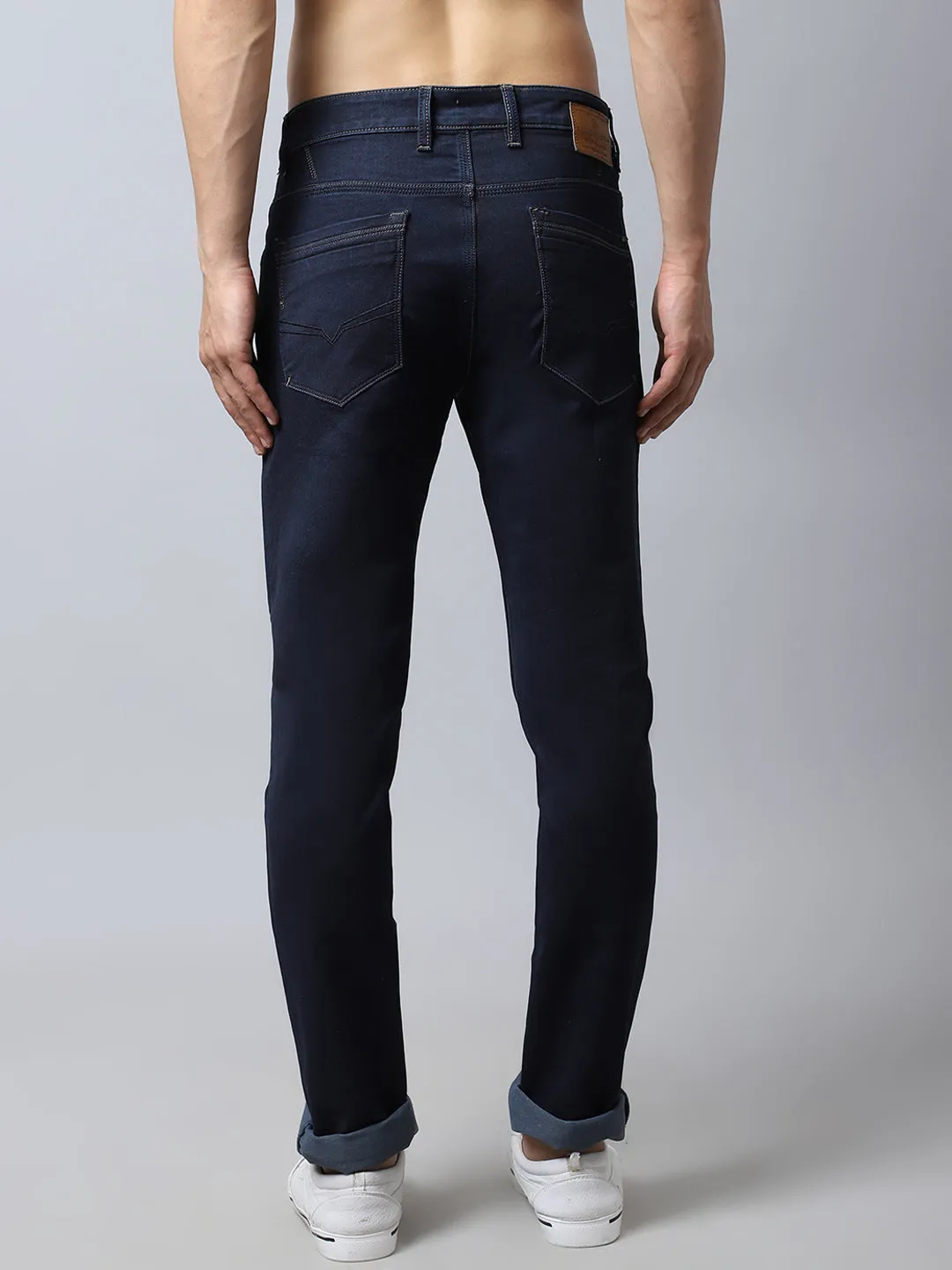 Men's Ultra Narrow fit No Fade Dark Blue  Jeans