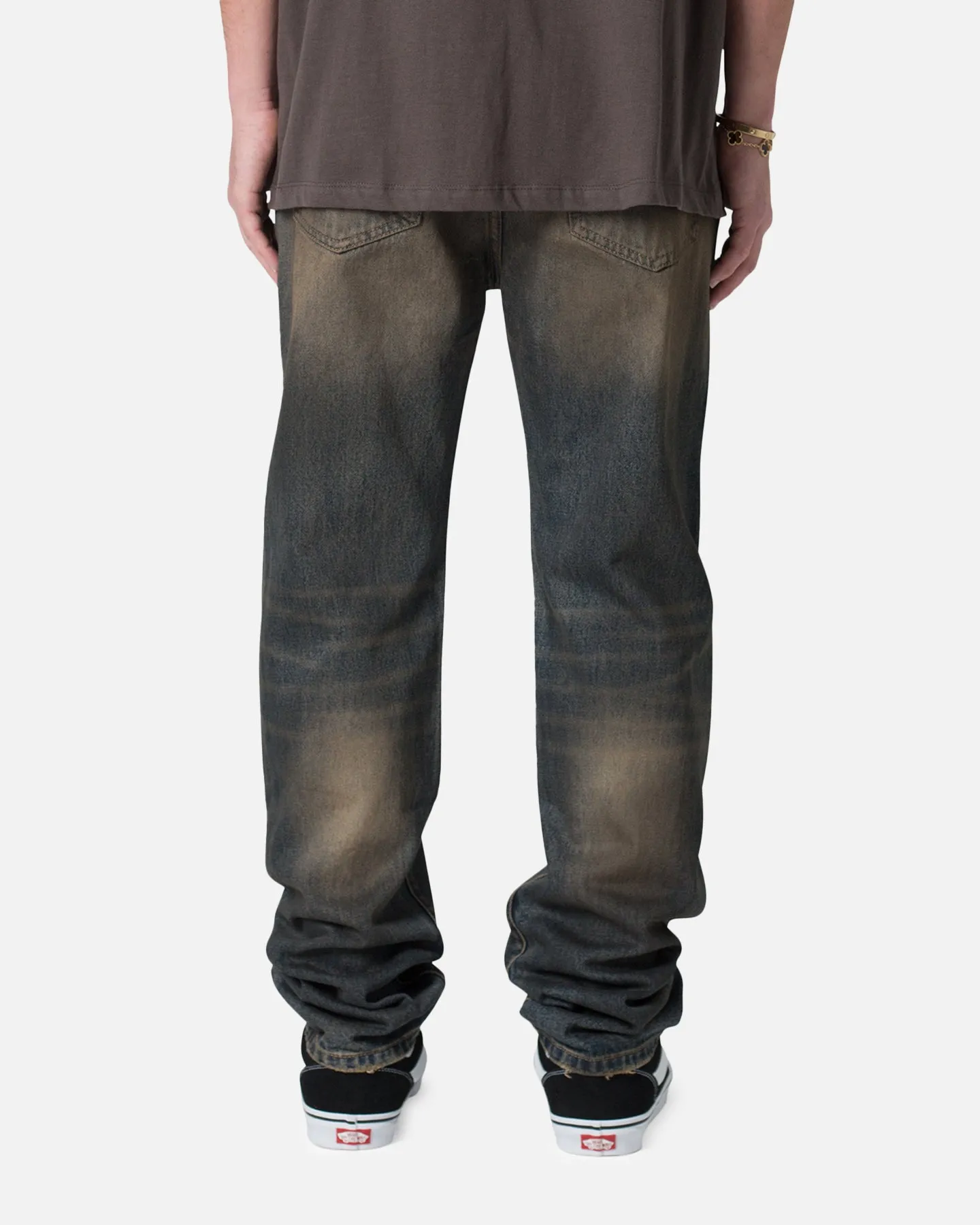 MNML V380 Baggy Denim Jeans Rust