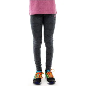 More Mile Girls Long Running Tights - Grey