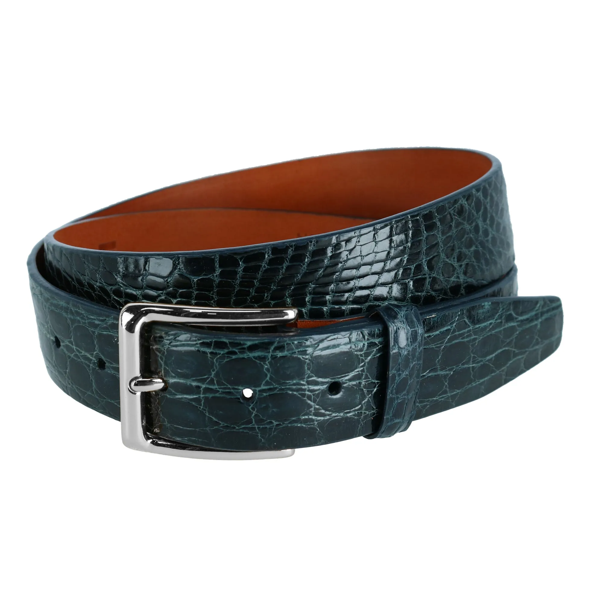 Newington 35mm Genuine Crocodile Belt (Two Buckle Set)