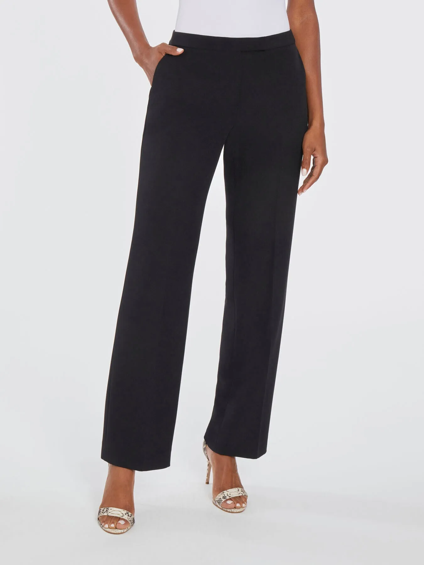 Petite Joan Pant, Iconic Stretch Crepe