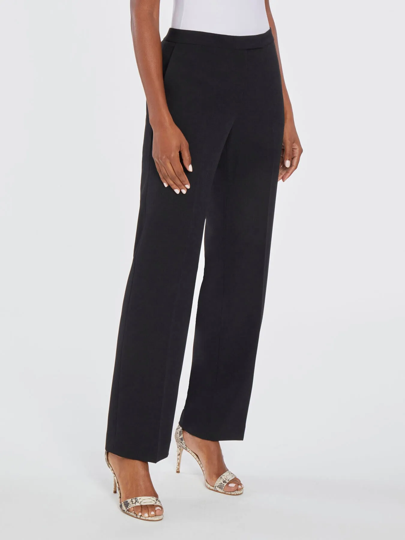 Petite Joan Pant, Iconic Stretch Crepe