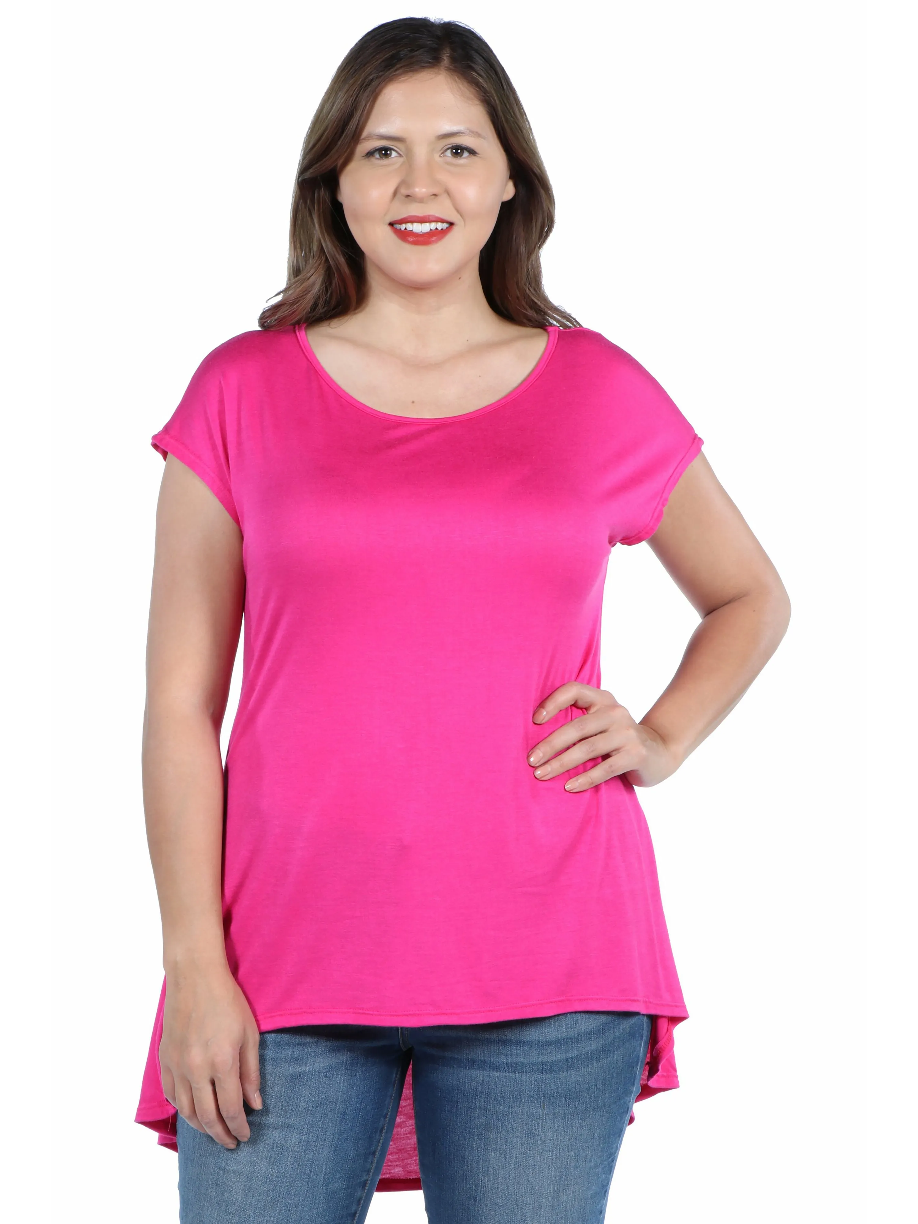 Plus Size Hi Lo T Shirt