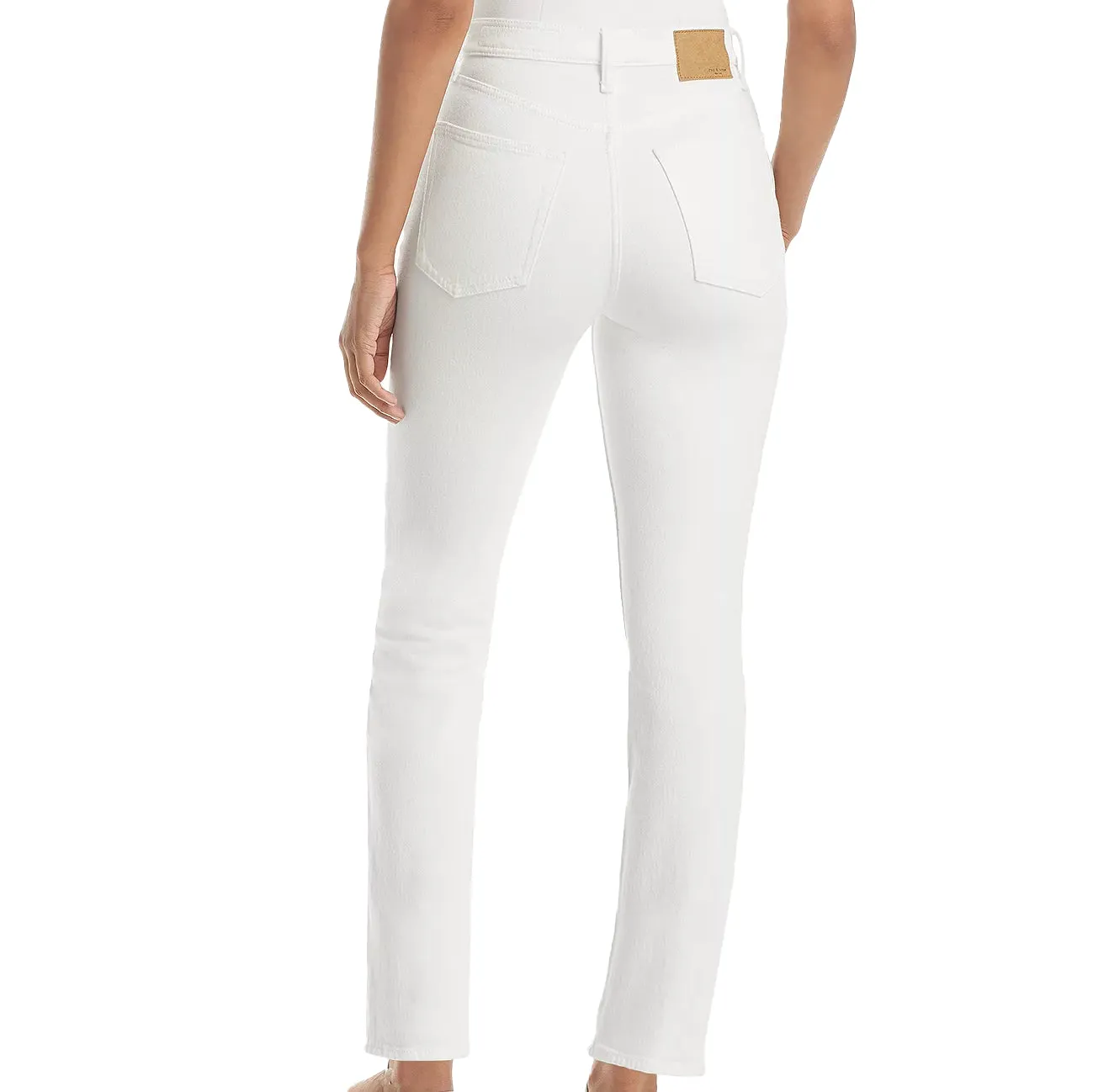 Rag & Bone Wren White High-Rise Ankle Jeans