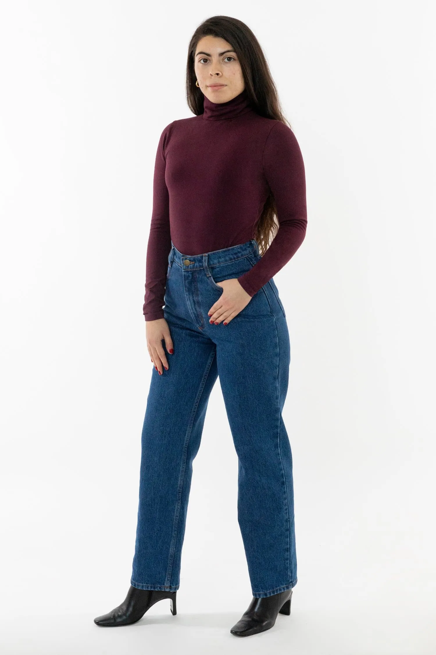 RDNW08 - Straight Leg High Waisted Jean