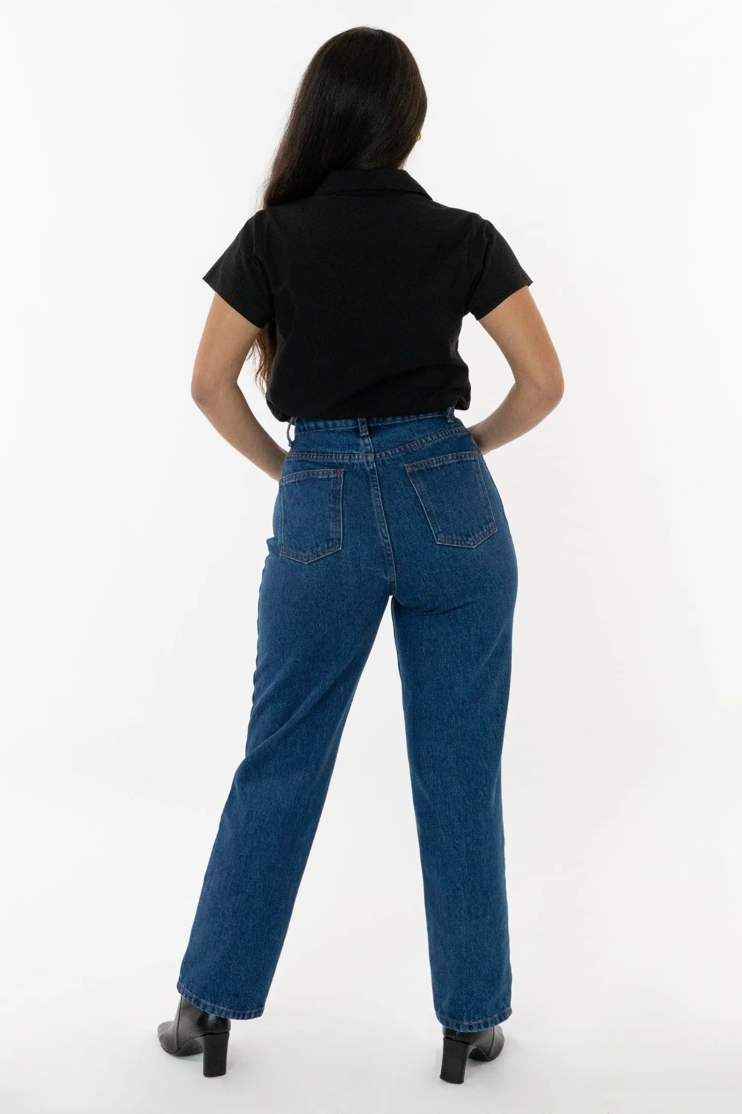 RDNW08 - Straight Leg High Waisted Jean