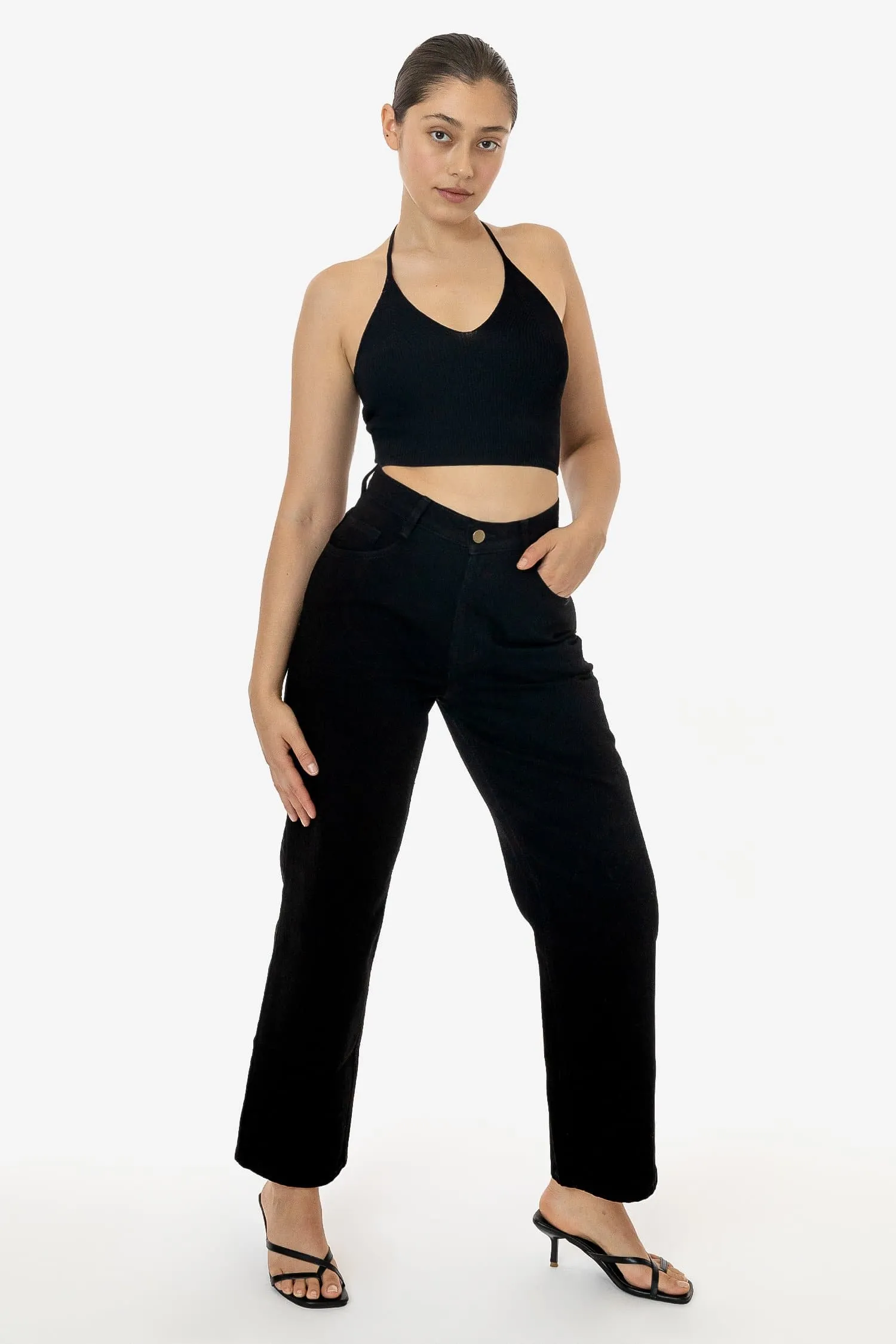 RDNW08 - Straight Leg High Waisted Jean