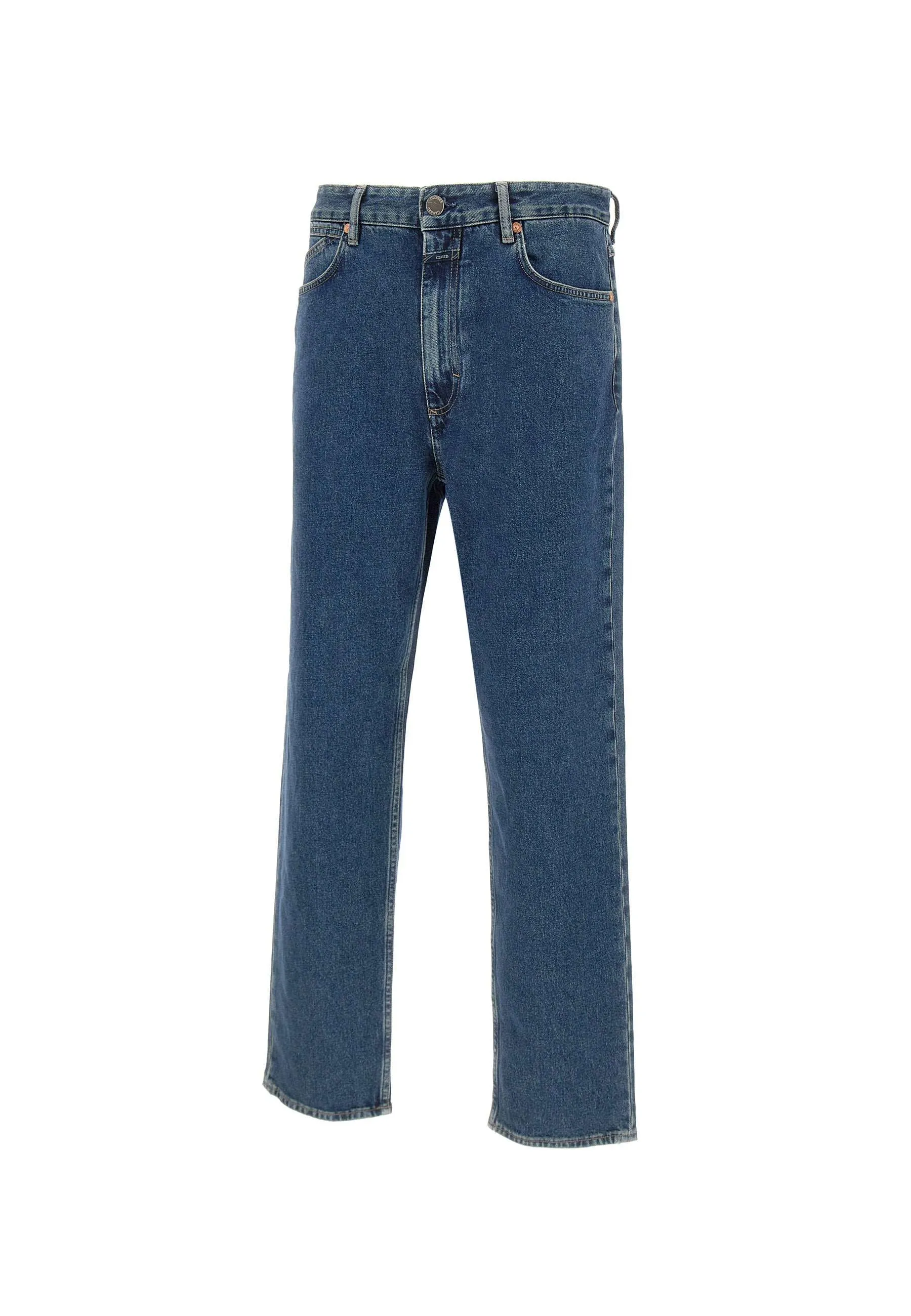 Relaxed Fit Blue Denim Jeans