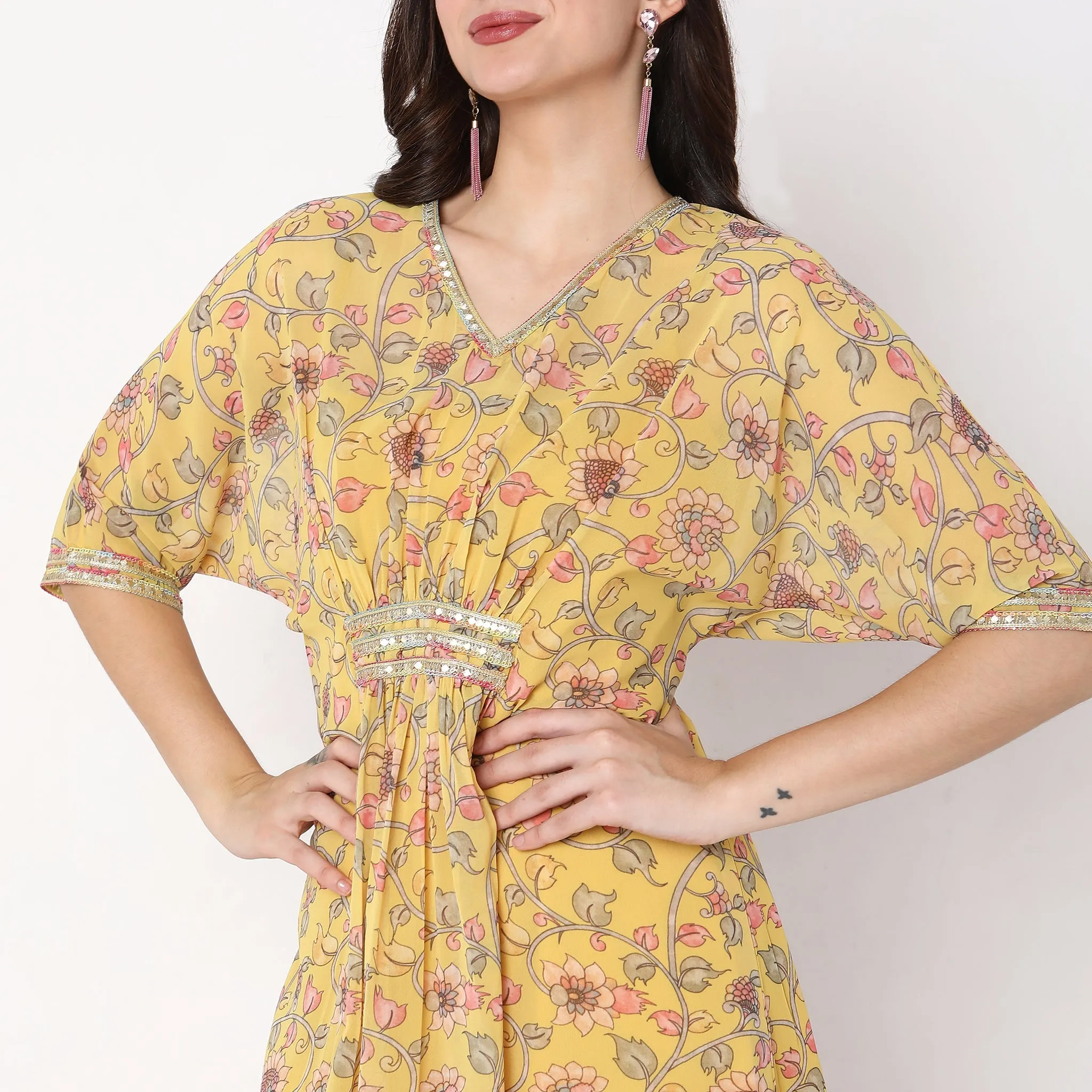 Relaxed Fit Kalamkari Kurta