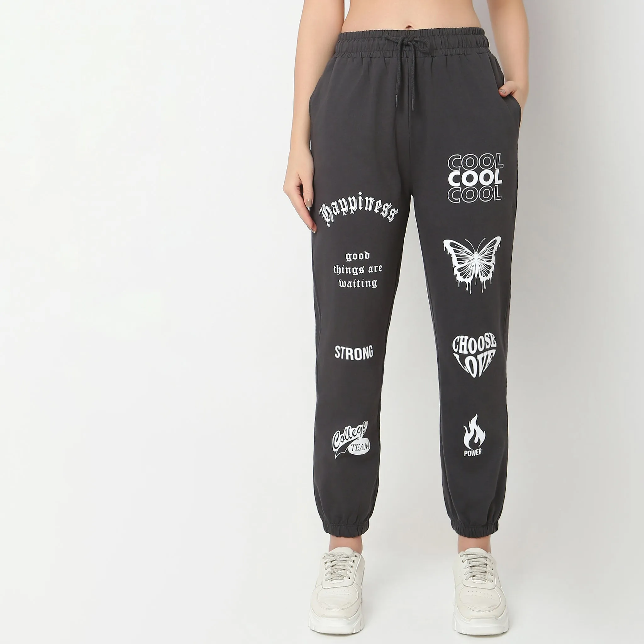 Relaxed Fit Sports Joggers