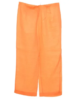 Sag Harbor Orange Wide Leg Trousers - W30 L24