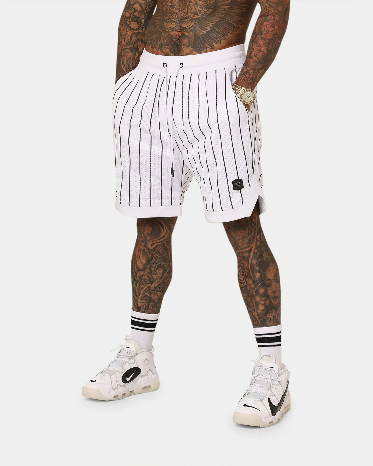 Saint Morta Exhibition Basketball Shorts White