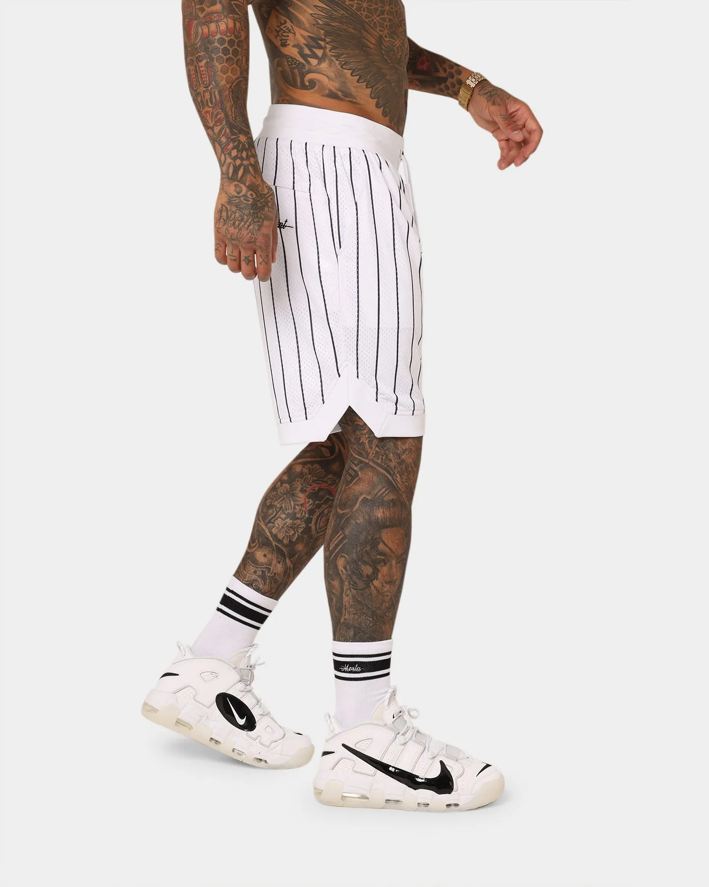 Saint Morta Exhibition Basketball Shorts White