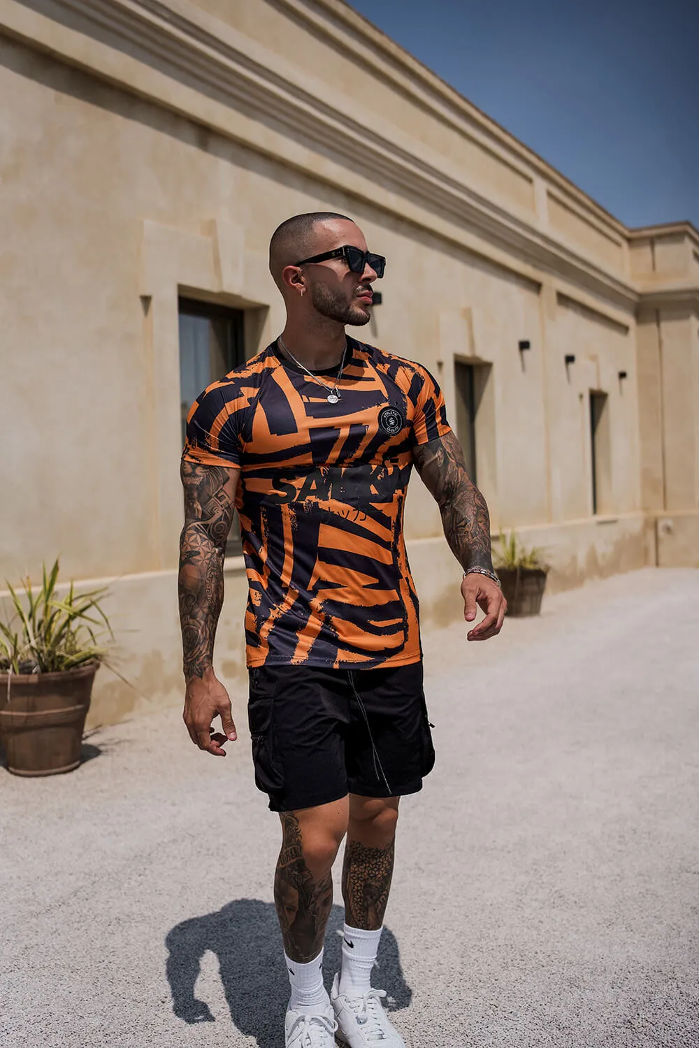 Sakka Football Tee - Orange