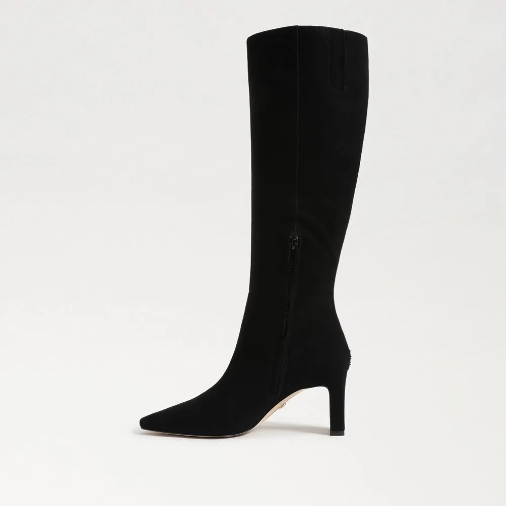 Sam Edelman Sylvia Knee High Boot in Black Suede