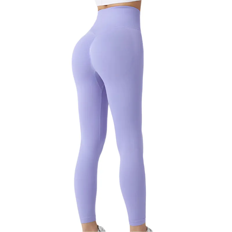 Seamless Leggings Yoga Pants Tummy Control Workout Running Tights For Women